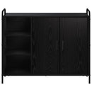 Sideboard Sort eg 97 x 33 x 81 cm Konstrueret træ