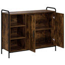 Sideboard Røget eg 97 x 33 x 81 cm Konstrueret træ