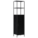 Highboard Sort eg 40 x 33 x 161 cm Konstrueret træ