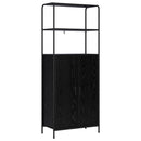 Highboard Sort eg 40 x 33 x 161 cm Konstrueret træ
