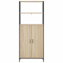 Highboard Sonoma-eg 40 x 33 x 161 cm Konstrueret træ