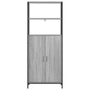 Highboard Grå Sonoma 40 x 33 x 161 cm Konstrueret træ