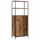 Highboard Gammelt træ 40 x 33 x 161 cm Konstrueret træ