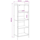 Bogskab 55,5 x 33 x 174 cm Konstrueret træ Artisan-eg
