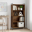 Bogskab 55,5 x 33 x 174 cm Konstrueret træ Gammelt træ