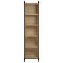 Bogskab 55,5 x 33 x 174 cm Konstrueret træ Sonoma-eg