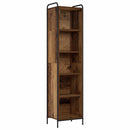 Bogskab 55,5 x 33 x 174 cm Konstrueret træ Gammelt træ