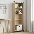 Bogskab 55,5 x 33 x 174 cm Konstrueret træ Sonoma-eg