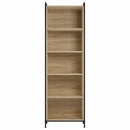 Bogskab 55,5 x 33 x 174 cm Konstrueret træ Sonoma-eg
