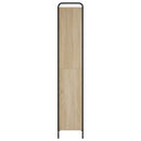 Bogskab 55,5 x 33 x 174 cm Konstrueret træ Sonoma-eg