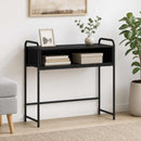 Konsolbord Sort eg 90 x 33 x 80,5 cm Konstrueret træ