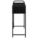 Konsolbord Sort eg 90 x 33 x 80,5 cm Konstrueret træ