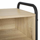 Konsolbord Sonoma-eg 90 x 33 x 80,5 cm Konstrueret træ