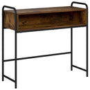 Konsolbord Røget eg 90 x 33 x 80,5 cm Konstrueret træ