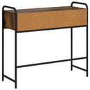 Konsolbord Røget eg 90 x 33 x 80,5 cm Konstrueret træ