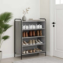 Sko skab 76 x 36,5 x 93 cm Konstrueret træ Grå Sonoma