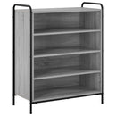 Sko skab 76 x 36,5 x 93 cm Konstrueret træ Grå Sonoma