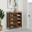 Sko skab 76 x 36,5 x 93 cm Konstrueret træ Gammelt træ
