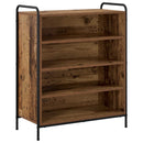 Sko skab 76 x 36,5 x 93 cm Konstrueret træ Gammelt træ