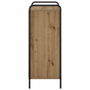 Sko skab 76 x 36,5 x 93 cm Konstrueret træ Artisan-eg