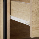 Sko skab 76 x 36,5 x 93 cm Konstrueret træ Sonoma-eg