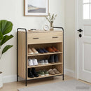Sko skab 76 x 36,5 x 93 cm Konstrueret træ Sonoma-eg