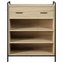 Sko skab 76 x 36,5 x 93 cm Konstrueret træ Sonoma-eg