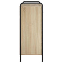 Sko skab 76 x 36,5 x 93 cm Konstrueret træ Sonoma-eg