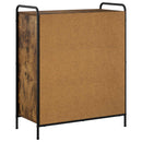 Sko skab 76 x 36,5 x 93 cm Konstrueret træ Røget eg