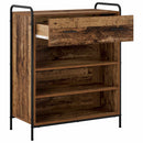 Sko skab 76 x 36,5 x 93 cm Konstrueret træ Gammelt træ