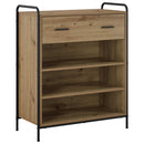 Sko skab 76 x 36,5 x 93 cm Konstrueret træ Artisan-eg