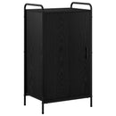 Sko skab 51 x 36,5 x 93 cm Konstrueret træ Sort eg