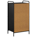 Sko skab 51 x 36,5 x 93 cm Konstrueret træ Sort eg