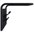 Jakkeholder Vægmonteret Sort eg 60 x 30 x 25 cm Konstrueret træ
