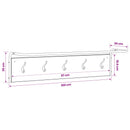 Jakkeholder Røget eg 100 x 30 x 25 cm Konstrueret træ