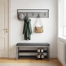 Jakkeholder Grå Sonoma 100 x 30 x 25 cm Konstrueret træ