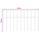 Havehegnspane 12 pcs Galvaniseret stål Sølv