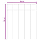 Havehegnspane 48 pcs Galvaniseret stål Sølv