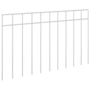 Havehegnspane 12 pcs Galvaniseret stål Sølv
