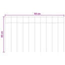 Havehegnspane 12 pcs Galvaniseret stål Sølv