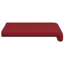 Bænkpude 2 stk. Kunstlæder Vinrød Dybde 35 cm