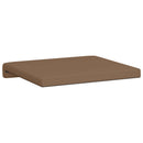 Bænkpude 2 stk. Kunstlæder Cappuccino Dybde 35 cm