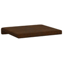 Bænkpude 2 stk. Faux suedestof Brun Dybde 35 cm