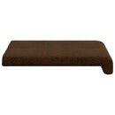Bænkpude 2 stk. Faux suedestof Brun Dybde 35 cm