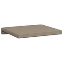 Bænkpude 2 stk. Microfiber Gråbrun Dybde 35 cm