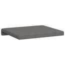 Bænkpude 2 stk. Microfiber Mørkegrå Dybde 35 cm