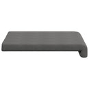Bænkpude 2 stk. Microfiber Mørkegrå Dybde 35 cm
