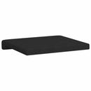 Bænkpude 2 stk. Microfiber Sort Dybde 35 cm