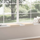 Bænkpude 2 stk. Microfiber Beige Dybde 35 cm