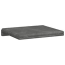 Bænkpude 2 stk. Plush Corduroy Lysegrå Dybde 35 cm